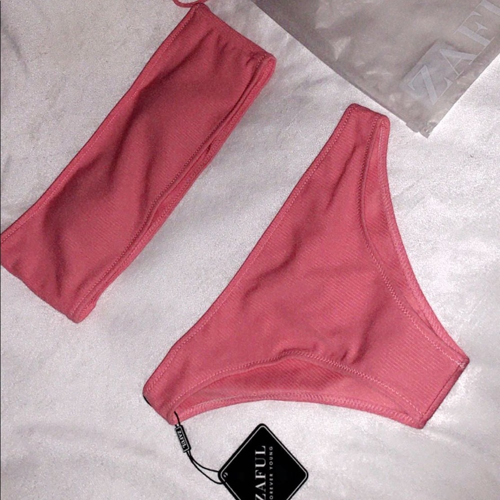 BNWT Pink Tube-Top Zaful Swimsuit!💖